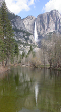 Yosemite falls April 1 2004: 