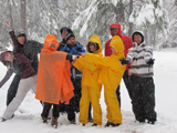 2011 winter group photo at campsite 120 pixels: group photo at snowy campsite