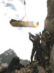 NPS photo litter arrives Tetons rescue: 