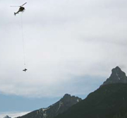 NPS photo of short haul helicopter rescue: 