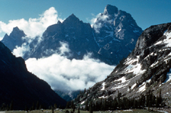 NPS photo view to southeast from Lake Solitude: 