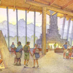 NPS rendering of 2007 Grand Teton Visitor Center: 