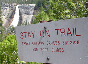 Nevada Fall from Clark Point: 