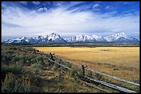 terragalleria tetons and fence: 