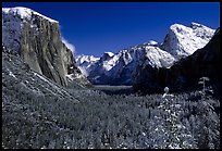 QT Luong Yosemite valley from tunnel winter snow: 