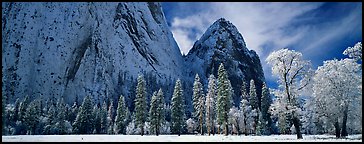 Quang-Tuan Luong cathedral rocks winter: photo by Quang-Tuan Luong Yosemite cathedral rocks in winter