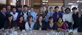 brunch 2012 120 pixels: people sitting and standing for a group photo