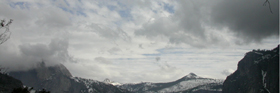 clouds moving in: 