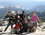 enthusiastic group on Mount Hoffman by William Chan 120 pixels: 