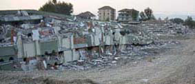 flattened apartments Turkey earthquake: 