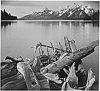 from national archives Jackson Lake Ansel Adams: 