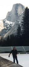 ice skater Yosemite rink: 