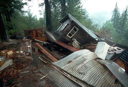 USGS Loma Prieta house fridge: 