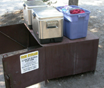 Yosemite food storage locker: 