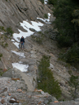 mid section Yose falls trail less snow 2006: 