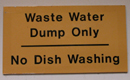 waste water sign: 