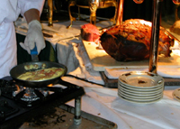 Ahwahnee brunch omelet and Prime Rib: 