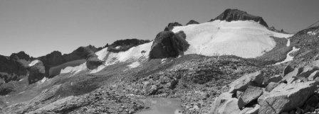 Lyell Glacier in 2003 by Hassan Jules Basagic IV: Lyell Glacier photo taken August 14, 2003 by Hassan Jules Basagic IV