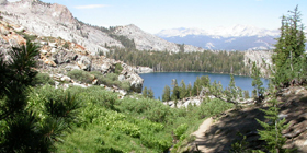 May Lake from first little meadow: 