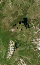 NASAYellowstoneTetons130 pixels: aerial view from NASA of yellowstone and grand teton parks