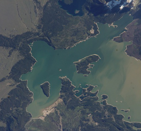 NASA photo of Jackson Lake astronaut's view: 