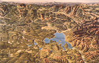 NPSphotoraisedreliefmapYell130 pixels: NPS photo of a map of yellowstone
