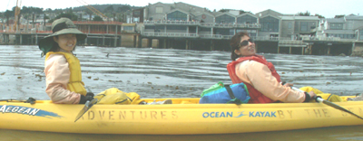 Saba and who at aquarium ocean kayak trip 2007: 
