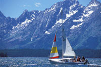 Signal Mountain Lodge sailboat photo used with permission: 