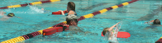 Susan Restani Alan Ahlstrand and swimmers: Susan Restani, Alan Ahlstrand and swimmers at Silicon Valley kids' triathlon