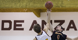 De Anza men's basketball photo jump ball: 