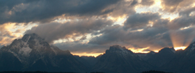 lunch tree hill sunset 2005 mt moran: 