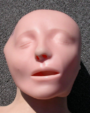 manikin face on really wrong: 