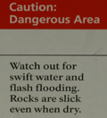 sign dangerous area: 
