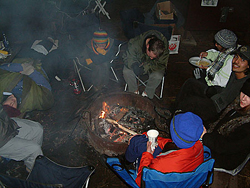 snow camp fire 2005 by Colin Underwood: 