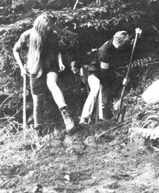 1969 building the Skyline to the Sea trail photo by Judy Shapero: 