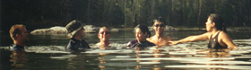 swimming in String Lake 280 pixels: 