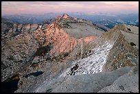 terragalleria Mount Hoffman view at sunset: terragalleria photo of the view from Mount Hoffman from the summit at sunset