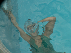 try at a donut shaped bubble in De Anza swimming pool: 