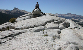 very top of Lembert Dome: 