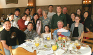 yosemite winter 2007 group at brunch: 