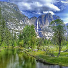Yosemite Falls with Merced River by Eric Kulikoff used with permission