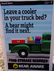 leave a cooler in your truck bed