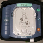 AED in unzipped case