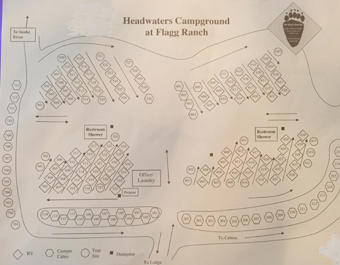 Headwaters Campground Map Mary Donahue