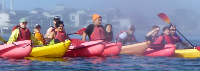 Oct 2019 part of group kayaking