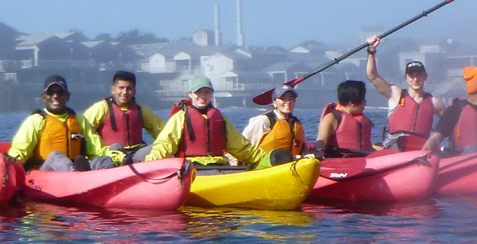 Oct 2019 part of group kayaking