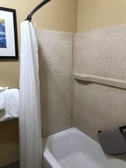 hotel bathtub