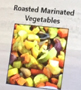 touchscreen icon of roasted marinated vegetables
