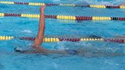 swimmer with straight arm