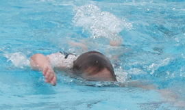 swimmer with head too high